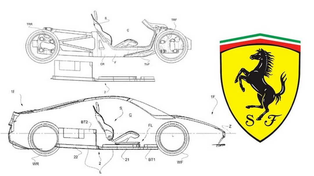 Mẫu thiết kế xe của thương hiệu Ferrari