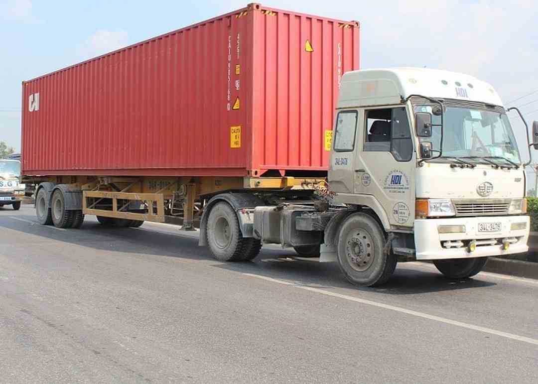 Xe container có sự an toàn cho hàng hóa 