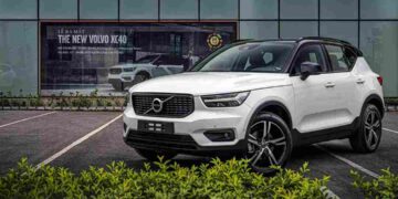 Volvo XC40 với thiết kế màu trắng sang trọng