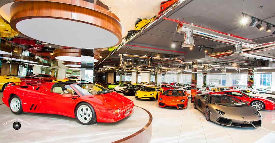 Showroom chuyên bán siêu xe trên thế giới