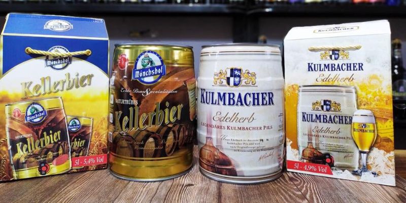 Bia bom 5 lít thiết kế nhỏ gọn, dễ mang theo